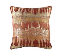 Evans Lichfield Inca Housse de Coussin, Velours, Terre Cuite, 56 x 56 cm
