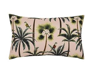 furn. Evans Lichfield Palms Coussin de Coussin extérieur, Polyester, Rougir