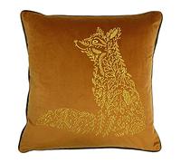 furn. Faune Forêt Coussin Fox Couverture, Polyester, Rust/Mink, Rouille