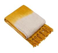 furn. fourrer. Jeté à Franges en Coton Teint Dipe Mizu