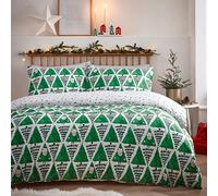furn. Hide and Seek Santa Toddler Duvet Cover Set, Cotton, Polyester, Green