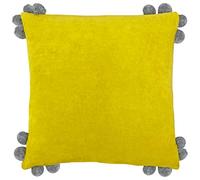 furn. Hoola Coussin Garni de Polyester Jaune/Gris