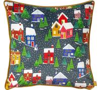 Furn - Housse de coussin "Christmas Together Twilight Town" RV2782 (Taille unique) (Multicolore)