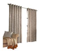 Furn Irwin Ringtop Rideaux Oeillet (Paire) - Prêts - Polycoton - Pierre - 168Cm X 137Cm, Coton, Pierre, 168 X 137 Cm (66" X 54" Pouces)