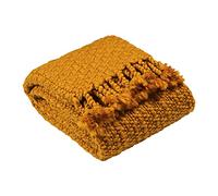 furn. Jocelyn Throw - Acrylique - Moutarde - 130Cm X 180Cm, Acrylique, De Moutarde, 130 Cm X 180 Cm (51" X 71" Pouce)