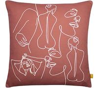 furn. Magasin. Coussin rempli de Plume Bélôt, Polyester 100% recyclé, Rouge Argile