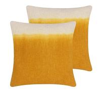 furn. Mizu Lot de 2 Coussins carrés Garnis de Plumes