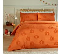 furn. Parure de lit Duvet Day Pumpkin Fields - Literie capitonnée Ultra Douce et Confortable pour l'automne (Multicolore - Super King)