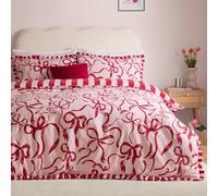 furn. Parure De Lit La Vie en Bows (Rose/Rouge - Simple)