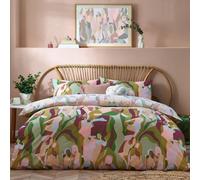 Furn - Parure de lit "Self Love" RV3241 (Lit simple) (Bourgogne/Sauge)