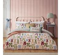 furn. Parure de lit Tendance Noortje Bows - Rose Soie - King