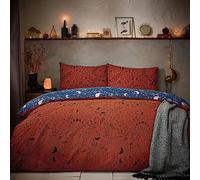 furn. Witchy Vibes Parure de lit Double Rouille Orange