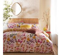 furn. Protea Duvet Cover Set Pink,King (U.K. Standard)