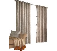 Furn - Rideaux à œillets "Irwin", Forêt Lot de 2 RV1548 (168x137cm) (Couleur pierre)