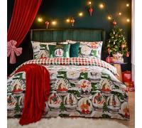 furn. Showtime Festive Duvet Cover Set, Full, Pine