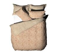 furn. Tanza Simple Housse de Couette, Coton, Polyester, Terre Cuite