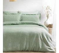 furn. The Linen Yard Parure de lit gaufrée - Mousse de mer - Super King Size