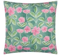 furn. Wylder Nature Viola Imprimé Réversible Extérieur Polyester Rempli Coussin - Canard Oeuf Bleu - 45x45cm