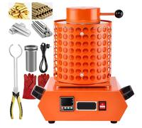 Furnace Electric Gold Melting Furnace, 2000 W Gold Melting Oven, 1150 ℃/2102℉ PID Smelter Digital Metal Melting Furnace with Graphite for Melting Gold Silver Aluminum Copper (B,1kg)