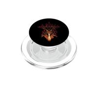 Furnace of Mercury Red Dragon Magic Fire Spell Halloween PopSockets PopGrip pour MagSafe