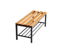 furni24 Banc, Acier allié, Anthracite, 100 cm mit Schuhrost