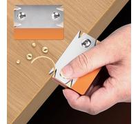 Furnierkantenschneider, Rabot Manuel Portable pour Chants, Rabot, Outil de Travail du Bois à Main, Rabot à Chants à une Main pour Bois, PVC, ABS, Rabot à Défonce Orange