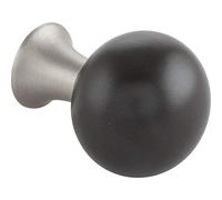 Furnipart 536860028-66/99 Bead Bouton de meuble Noir