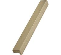 Furnipart Barre de poignée Elan LA160 mm - Poignée de meuble à visser - Largeur de la poignée d'armoire : 200 mm - Aluminium laiton brossé