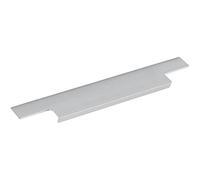 Furnipart Barre de poignée TRIM Longueur 295 mm, effet aluminium et acier inoxydable