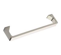 furnipart Cargo LA160 Poignée de meuble carrée en zinc moulé sous pression Effet inox