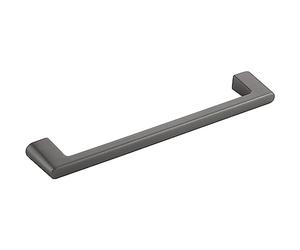 furnipart Diner LA Poignée de meuble élégante en zinc brossé Anthracite 160 mm Largeur 180 mm