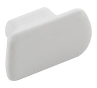 Furnipart Poignée de meuble en céramique blanche Vanille Largeur 49,5 mm LA 16 mm