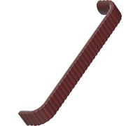 FURNIPART Poignée de meuble Flow - Largeur : 171 mm - Poignée d'armoire LA 160 mm - En zinc moulé sous pression - Bordeaux mat laqué