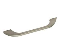 furnipart Poignée de meuble SLIM espacement des trous160, B200, zinc moulé sous pression effet en acier inoxydable