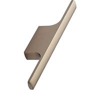 Furnipart Poignée de meuble Tau LA32, poignée pour armoires de cuisine - Poignée d'armoire pour façades de cuisine - Aluminium laiton brossé