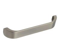 Furnipart Poignée Radius LA 160 mm, pour armoires de cuisine, design moderne, largeur 170 mm, zinc moulé sous pression, effet acier inoxydable
