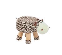 FURNITEX Tabouret pour enfant - Motif girafe - Motif animal - Assise