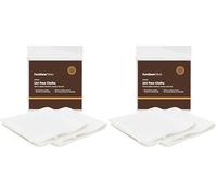 Furniture Clinic Chiffons de Nettoyage Non Pelucheux - Chiffons de Nettoyage pour Nettoyer, huiler Les Meubles en Bois, appliquer de la Cire à Bois et Plus Encore (6) (Lot de 2)