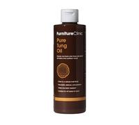 Furniture Clinic Huile de Tung Pure - Huile Naturelle pour Bois Intérieur & Extérieur, Non-Toxique, Sécurisée Alimentaire, Résistante à l’Eau, Protège le Bois, Finition Mate - 500ml
