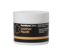 Furniture Clinic Leather Flexifil - Mastic extrêmement flexible utilisé pour réparer les griffures, les trous et les fissures lourdes dans les canapés en cuir, les sièges de voiture (50 ml)
