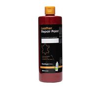 Furniture Clinic Peinture et teinture pour réparation du cuir | Colorant auto-scellant pour des réparations rapides et faciles | Convient aux canapés, sièges de voiture - Rouge 1L