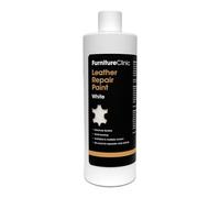 Furniture ClinicPeinture et teinture pour réparation du cuir | Colorant auto-scellant pour une retouche rapide et facile | Convient aux canapés et sièges de voiture en cuir - Blanc 500ml