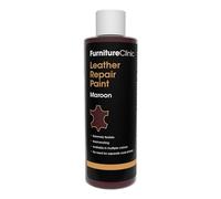 Furniture Clinic Peinture et Teinture pour réparation du Cuir | Colorant Auto-scellant pour des réparations Rapides et faciles | Convient aux canapés, sièges de Voiture - Maroon 250ml
