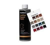 Furniture Clinic Peinture & Teinture Réparatrice Cuir | Colorant Auto-Scellant, Réparation Rapide et Facile | Canapés, Sièges Auto, Chaussures, Sacs à Main - Gris Clair, 250ml