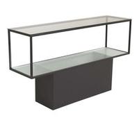 - Console en verre et acier Maglehem