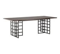 Furniture Fashion - Table de repas 100 x 220 cm Ystad Mocca G