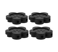 Furniture Floor Protectors | 4PCS Petal Shaped Slip - Proof Rubber Feet Pads | 1.7 inch Height Risers for Chairs/Tables/Sofas | Damping Ventilation Openings Reduce Noise &