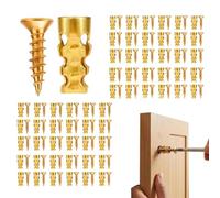 Furniture Hardware Fixer Plugs - Door Hinge Screw Repair Kit for Home Use | Serrated Four-way Expansion Bolt Cabinet Hinge Repair Kit for Wood Brick Wall Panel Cabinet Home Dorm