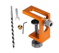 Furniture Hardware Template - Hinge Drilling Guide 10mm, Precision Metal Tool | Automatic Reset Mechanism, Cabinets Cupboards Kitchen Bedroom Bathroom, DIY Accessory, Workshop Equipment Handy