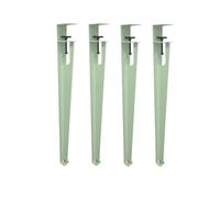 Furniture Legs 4 Pcs F Shaped DIY Metal Table Adjustable Breakfast Bar Worktop Tables Coffee Table Bench Long Bench Tables Support Legs(71cm/Light Green)